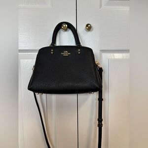 Coach mini Lillie Black Satchel Bag